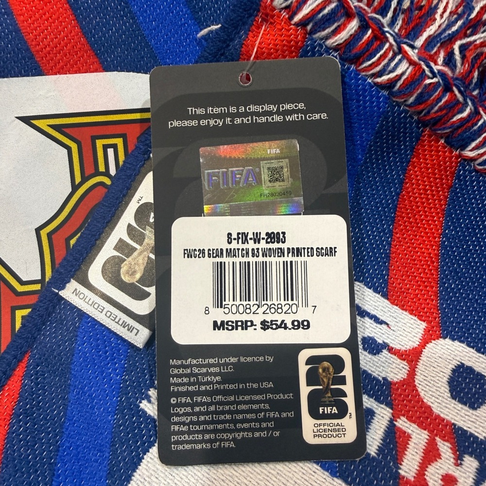 FIFA World Cup 2026 Portugal vs Spain Match Day Scarf Dallas Round of 16 Ronaldo - Picture 7 of 8